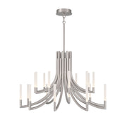 Eurofase 49012 Olette 20-lt 42" LED Chandelier - Brushed Nickel