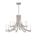 Eurofase 49012 Olette 20-lt 42" LED Chandelier - Brushed Nickel