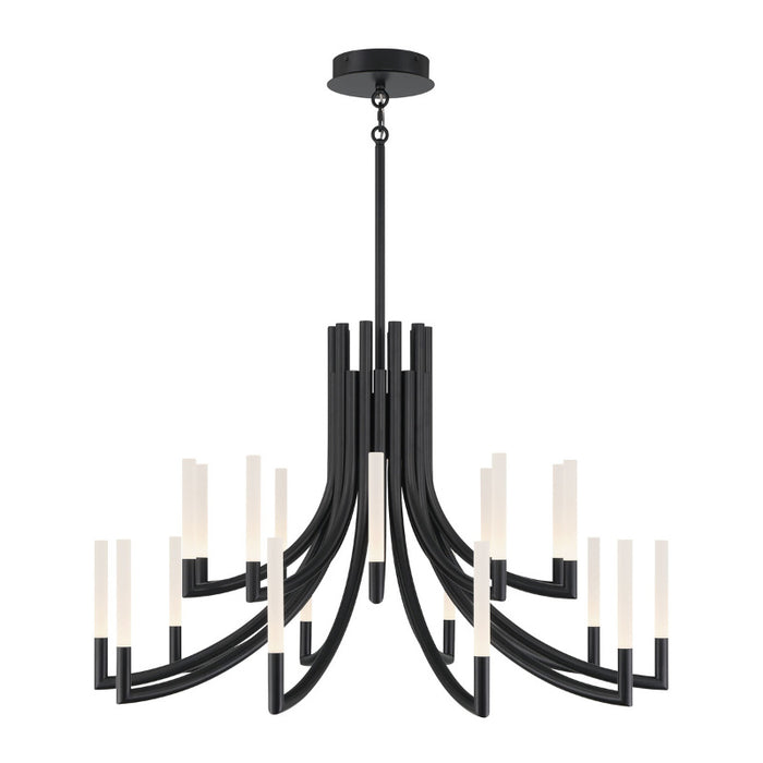 Eurofase 49012 Olette 20-lt 42" LED Chandelier - Matte Black