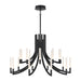 Eurofase 49012 Olette 20-lt 42" LED Chandelier - Matte Black