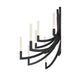 Eurofase 49012 Olette 20-lt 42" LED Chandelier - Matte Black
