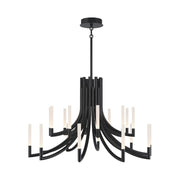 Eurofase 49012 Olette 20-lt 42" LED Chandelier - Matte Black