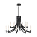Eurofase 49012 Olette 20-lt 42" LED Chandelier - Matte Black