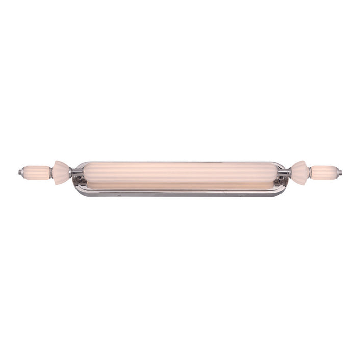 Eurofase 49019 Lansdowne 1-lt 39" LED Vanity Light - Polished Nickel