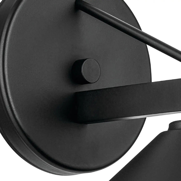 Kichler 49059 Ripley 1-lt 8" Outdoor Wall Sconce - Black