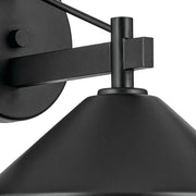 Kichler 49060 Ripley 1-lt 10" Outdoor Wall Sconce - Black