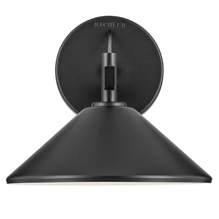 Kichler 49060 Ripley 1-lt 10" Outdoor Wall Sconce - Black