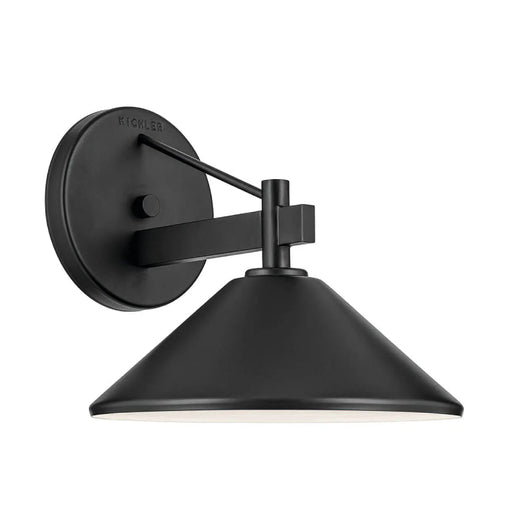 Kichler 49060 Ripley 1-lt 10" Outdoor Wall Sconce - Black