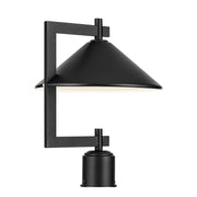 Kichler 49063 Ripley 1-lt 16" Outdoor Post Mount - Black
