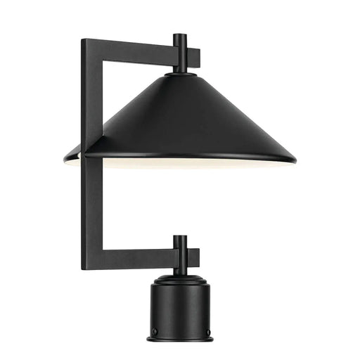 Kichler 49063 Ripley 1-lt 16" Outdoor Post Mount - Black