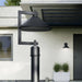 Kichler 49063 Ripley 1-lt 16" Outdoor Post Mount - Black