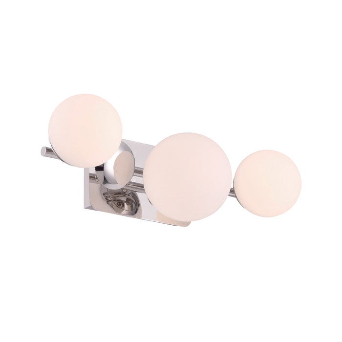 Eurofase 49085 Vine 3-lt 20" LED Vanity Light - Polished Nickel