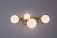 Eurofase 49086 Vine 4-lt 28" LED Vanity Light - Gold