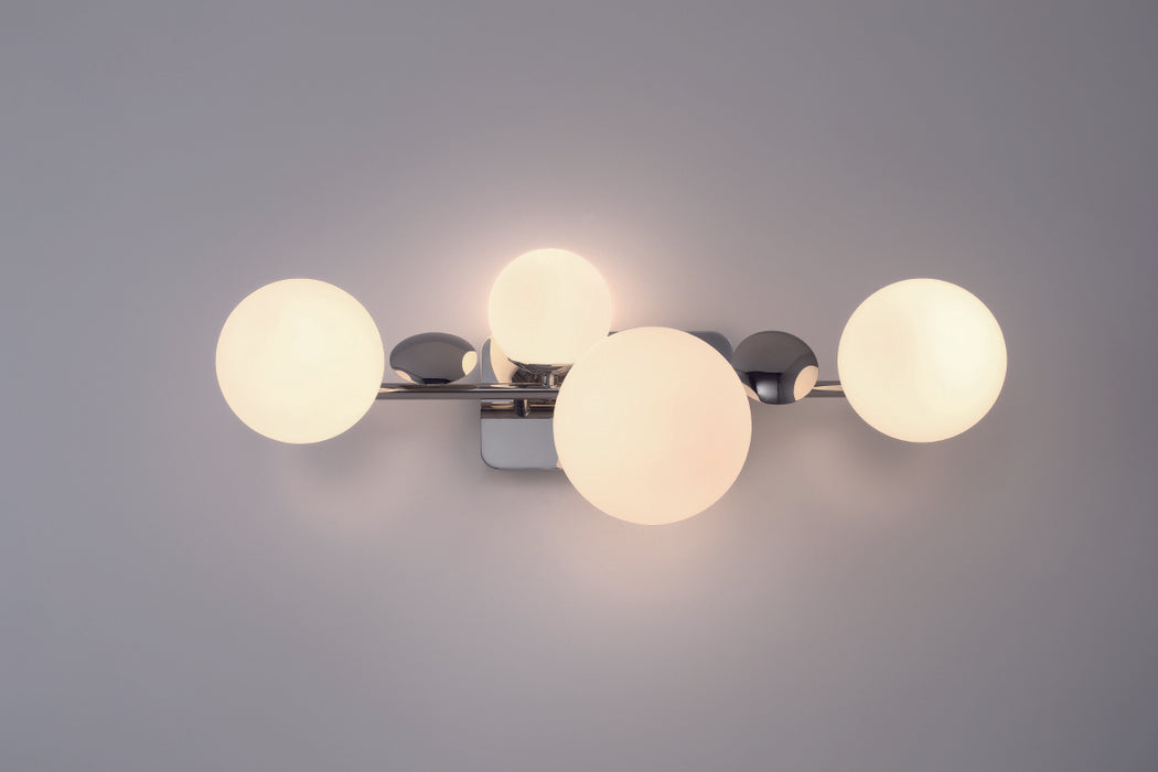 Eurofase 49086 Vine 4-lt 28" LED Vanity Light - Polished Nickel