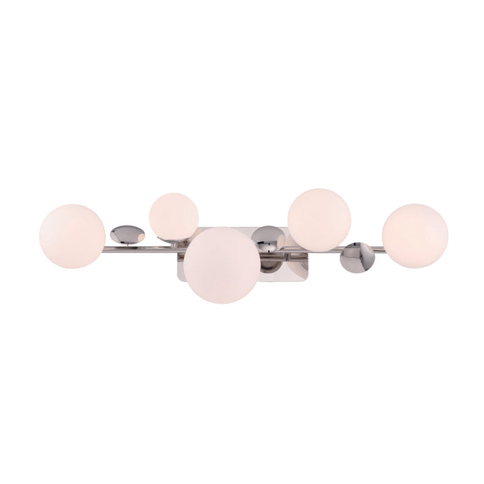 Eurofase 49087 Vine 5-lt 36" LED Vanity Light - Polished Nickel