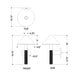 Corbett 491-01 Altona 1-lt 17" Tall LED Wall Sconce