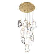 Eurofase 49237 Norah 12-lt 24" LED Multi Drop Chandelier - Gold