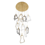Eurofase 49237 Norah 12-lt 24" LED Multi Drop Chandelier - Gold