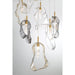 Eurofase 49237 Norah 12-lt 24" LED Multi Drop Chandelier - Gold