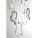 Eurofase 49237 Norah 12-lt 24" LED Multi Drop Chandelier - Polished Nickel