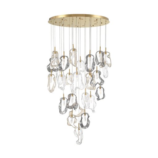 Eurofase 49238 Norah 33-lt 39" LED Grand Chandelier - Gold