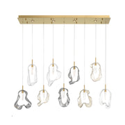 Eurofase 49239 Norah 9-lt 51" LED Linear Chandelier - Gold