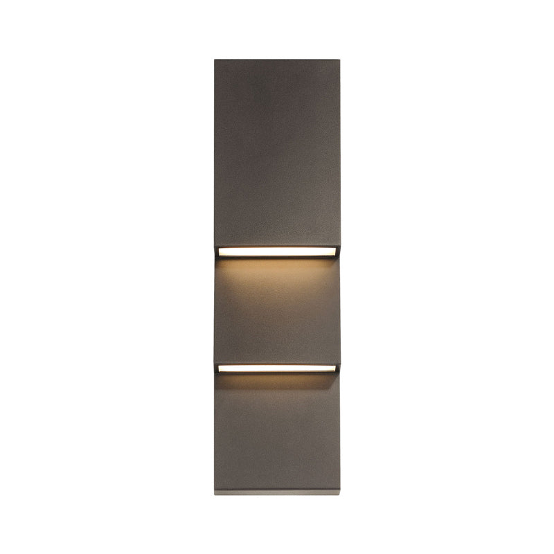 Eurofase 49242 Nanton 2-lt 19" Tall LED Outdoor Wall Sconce - Sand Bronze