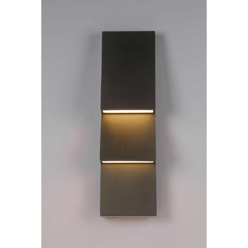 Eurofase 49242 Nanton 2-lt 19" Tall LED Outdoor Wall Sconce - Sand Bronze
