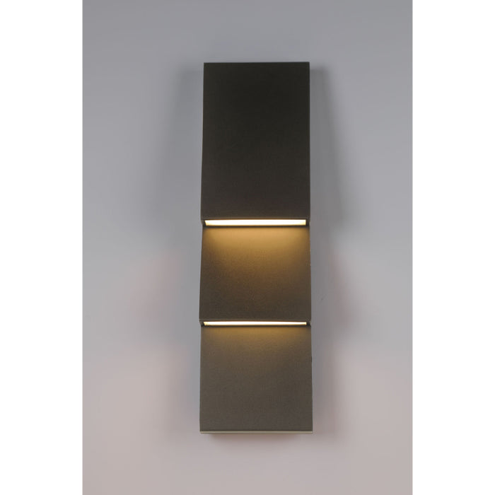 Eurofase 49242 Nanton 2-lt 19" Tall LED Outdoor Wall Sconce - Sand Bronze