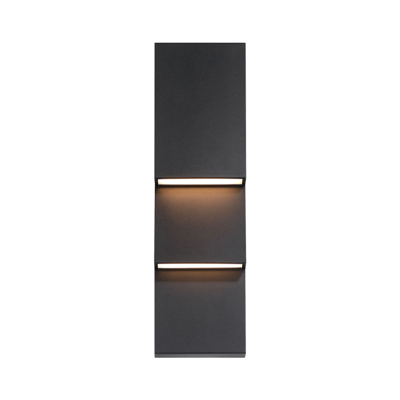 Eurofase 49242 Nanton 2-lt 19" Tall LED Outdoor Wall Sconce - Sand Black