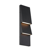 Eurofase 49242 Nanton 2-lt 19" Tall LED Outdoor Wall Sconce - Sand Black