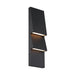 Eurofase 49242 Nanton 2-lt 19" Tall LED Outdoor Wall Sconce - Sand Black