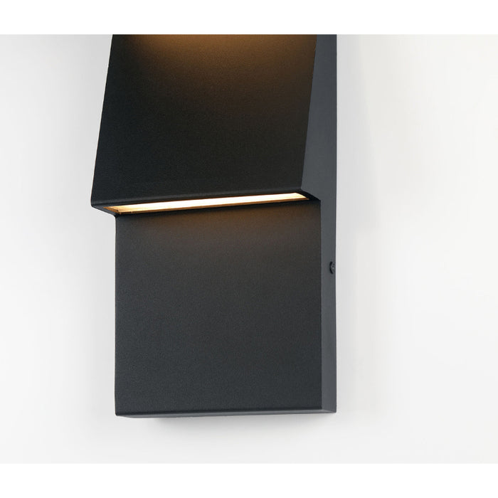 Eurofase 49242 Nanton 2-lt 19" Tall LED Outdoor Wall Sconce - Sand Black