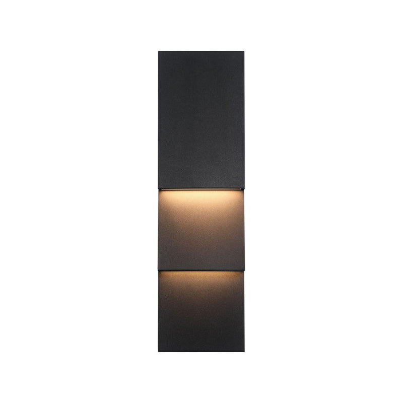 Eurofase 49242 Nanton 2-lt 19" Tall LED Outdoor Wall Sconce - Sand Black