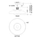 Corbett 493-22 Ravenna 1-lt 22" LED Pendant