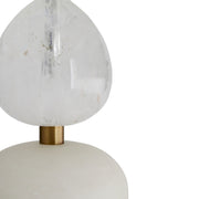 Arteriors PTC66 Aubrey 1-lt 27" Tall Table Lamp - White/Opal Swirl