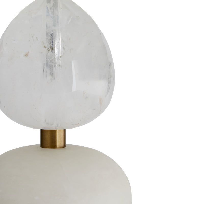 Arteriors PTC66 Aubrey 1-lt 27" Tall Table Lamp - White/Opal Swirl