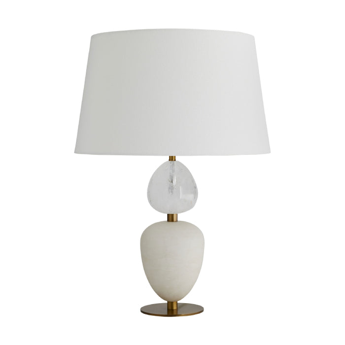 Arteriors PTC66 Aubrey 1-lt 27" Tall Table Lamp - White/Opal Swirl