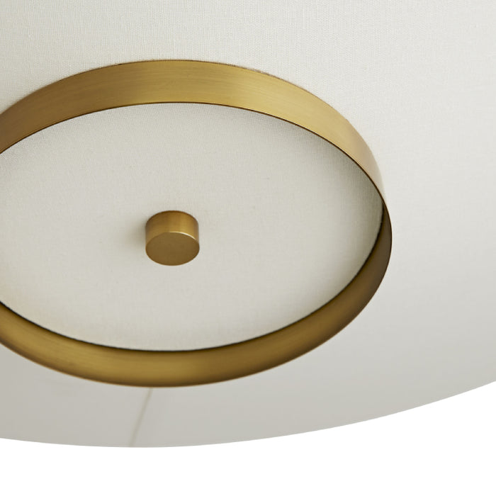Arteriors 49381 Decker 3-lt 34" Flushmount