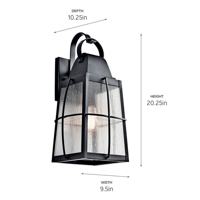 Kichler 49554 Tolerand 10" Wide Outdoor Wall Light