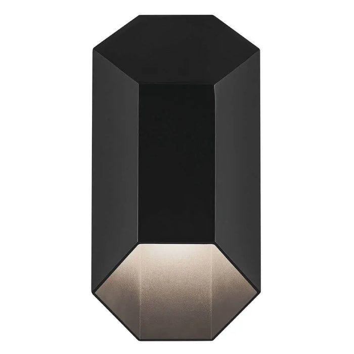 Kichler 49607 Estella 1-lt 12" LED Outdoor Wall Light - Black