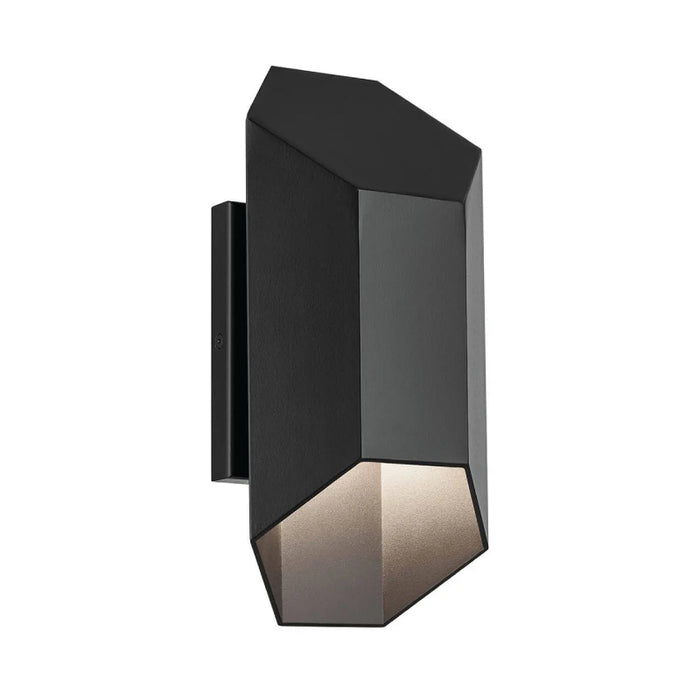 Kichler 49607 Estella 1-lt 12" LED Outdoor Wall Light - Black