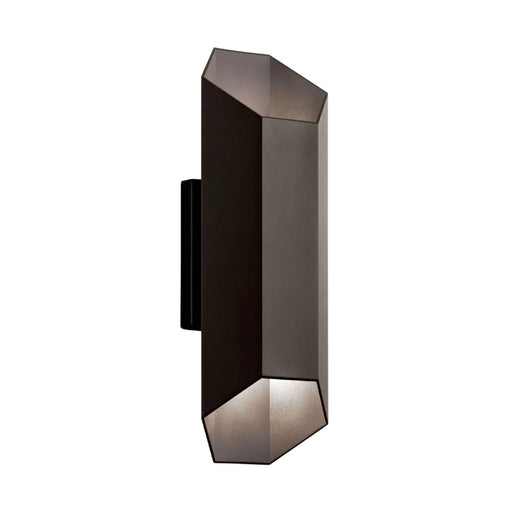 Kichler 49608 Estella 2-lt 17" Tall LED Outdoor Wall Light - Textured Architectural Bronze