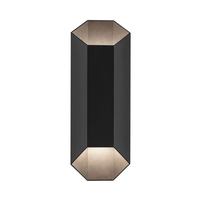 Kichler 49608 Estella 2-lt 17" Tall LED Outdoor Wall Light -Black