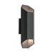 Kichler 49608 Estella 2-lt 17" Tall LED Outdoor Wall Light - Black