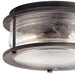 Kichler 49669 Ashland Bay 2-lt 12" Outdoor Flush Mount