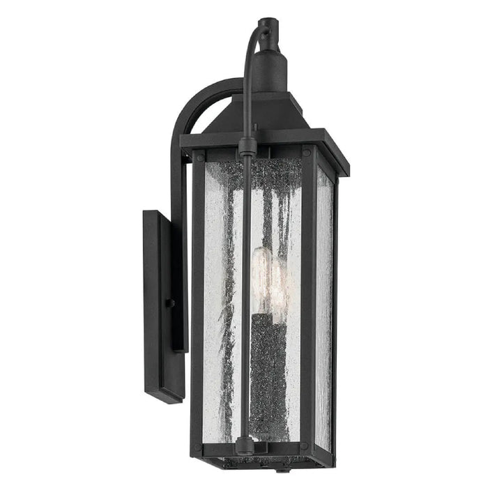 Kichler 49714 Harbor Row 2-lt 19" Tall Outdoor Wall Light - Textured Black