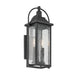 Kichler 49714 Harbor Row 2-lt 19" Tall Outdoor Wall Light - Textured Black