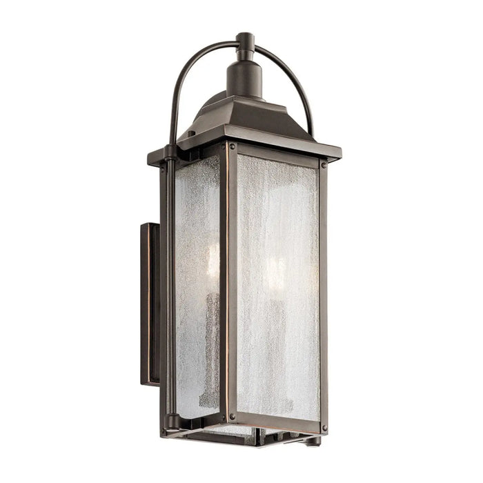 Kichler 49714 Harbor Row 2-lt 19" Tall Outdoor Wall Light - Olde Bronze