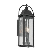 Kichler 49715 Harbor Row 3-lt 23" Tall Outdoor Wall Light - Textured Black